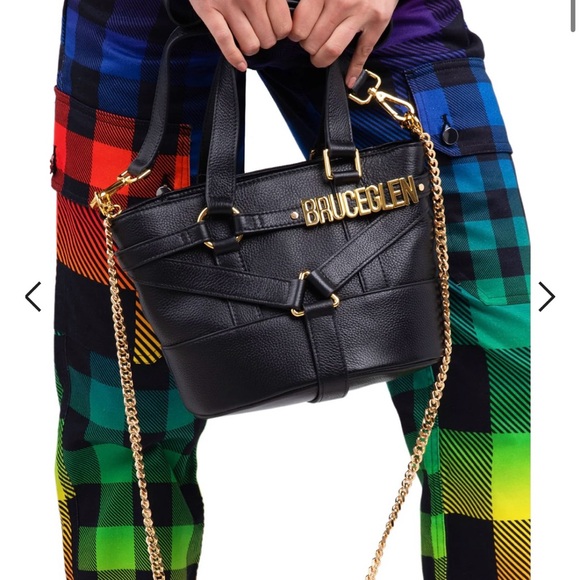 Bruceglen mini harness tote bag in black - NWT Retail $395 - Picture 12 of 15